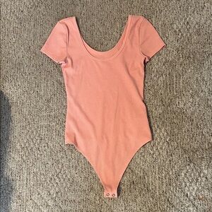 American Eagle 🍑 Peach One Piece Bodysuit